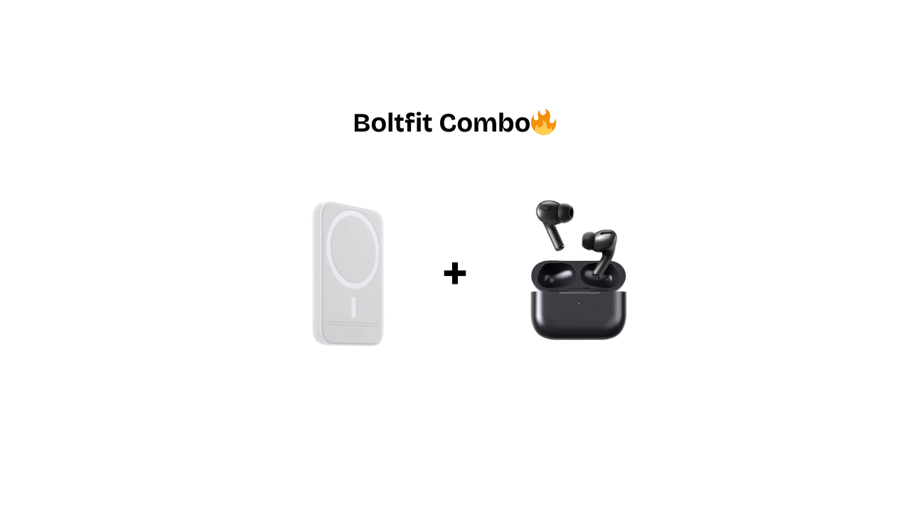 AirPods Pro (2nd Gen) (Black) + Mag safe 10000 (mah)