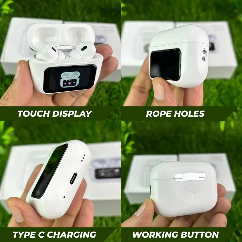 Airpods with LCD Display